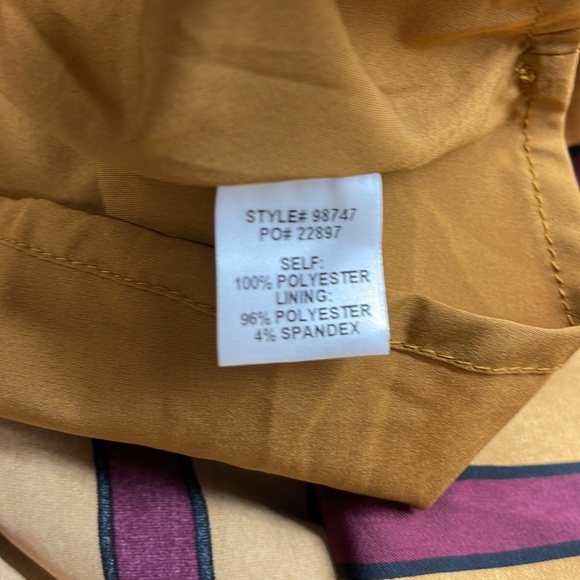 Skies Are Blue NWT Jiya Satin Striped Twist Front Maxi Dress Size Large - Picture 15 of 16